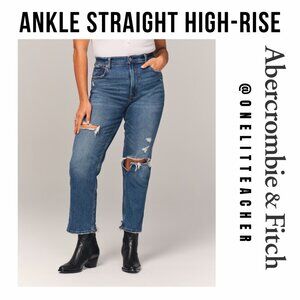 Abercrombie & Fitch The Ankle Straight Ultra High Rise Petite Jeans